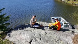 LoganElliotEatingShoreLunch2015